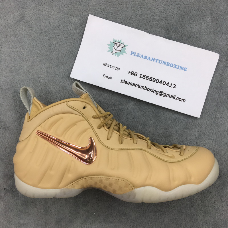 Authentic Nike Air Foamposite One Premium Tan